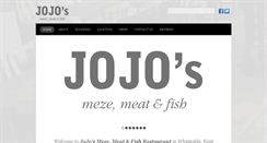 Desktop Screenshot of jojosrestaurant.co.uk