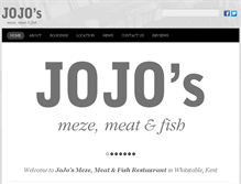 Tablet Screenshot of jojosrestaurant.co.uk